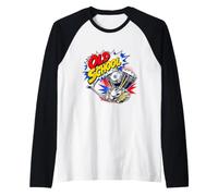Shovelhead Old School V-Twin Motori Moto Biker Design Maglia con Maniche Raglan