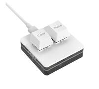 Shovelmty Mini Tastiera Personalizzata 2 RGB Macro OSU Tastiera Meccanica Programmabile per Il Gioco, Tipo B