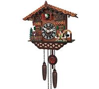 Shovelmty Orologio nel Legno Orologio da Parete Orologio Sveglia da Orologi Un cucù per La Decorazione della Stanza dei Bambini di Casa
