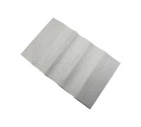 Shovelmty Scudo termico in alluminio goffrato, scudo termico del tubo di scarico e piastra in alluminio isolante generale per veicoli a motore