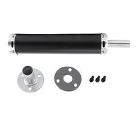 Shovelmty Tubo di scarico posteriore, silenziatore, tubo di scappamento, accessorio per moto, colore nero