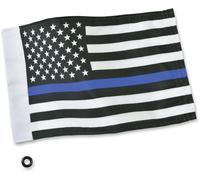 SHOW CHROME 4-240LE FLAG THIN BLUE LINE HONDA GL 1500 A GOLDWING ASPENCADE 1992