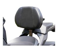 Show Chrome 41-416GC Grande Schienale Passeggero Driver Nero Cuciture Nero