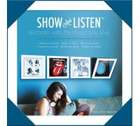 Show & Listen Vinyl Record Album LP Frame, Single, White