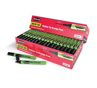 Show-me Black Drywipe Pens, Medium Tip, 100 1 unità (Confezione da 100)