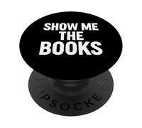 Show Me The Books Citazione di lettura divertente PopSockets PopGrip Adesivo