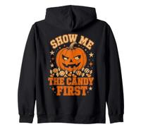 Show Me The Candy First Halloween Divertente Felpa con Cappuccio