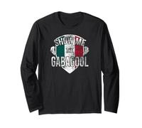 Show Me The Gabagool - Satirical Italian Slang with Hands Maglia a Manica