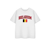 Show Me The Merch Bianco Belgium T-shirt a maniche corte Unisex Bambini