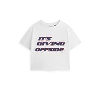 Show Me The Merch Bianco It's Giving Offside T-shirt corta a maniche corte Donne