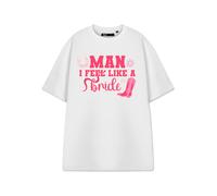 Show Me The Merch Bianco Man I Feel Like A Bride T-shirt a maniche corte Donne