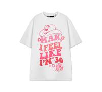 Show Me The Merch Bianco Man I Feel Like I'm 30 T-shirt a maniche corte Donne