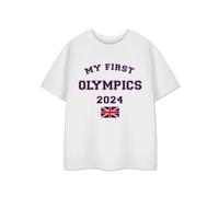 Show Me The Merch Bianco My First Olympics T-shirt a maniche corte Unisex Bambin