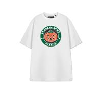 Show Me The Merch Bianco Pumpkin Spice Season T-shirt a maniche corte Donne