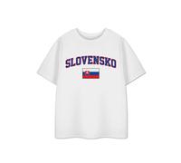 Show Me The Merch Bianco Slovakia T-shirt a maniche corte Unisex Bambini