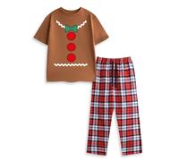 Show Me The Merch Marrone Gingerbread Man Pigiama a maniche corte a gamba lunga