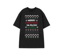 Show Me The Merch Nero Filthy Animal Fair Isle T-shirt a maniche corte Unisex Ad