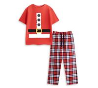 Show Me The Merch Rosso Santa Pigiama a maniche corte a gamba lunga Unisex Bambi