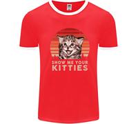 Show Me Tuo Kitties Divertente Gatto Uomo Ringer