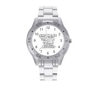 Show Me Your Kitties Cats Orologi da uomo in acciaio inox cinturino analogico al quarzo orologio da polso business, Stile:, regular