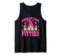 Show Me Your Pitties Adult Humor Women Funny Pitbull Momma Canotta
