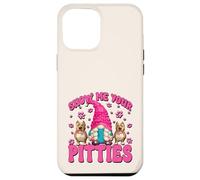 Show Me Your Pitties Adult Humor Women Funny Pitbull Momma Custodia per iPhone 12 Pro Max
