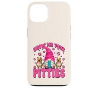 Show Me Your Pitties Adult Humor Women Funny Pitbull Momma Custodia per iPhone 13