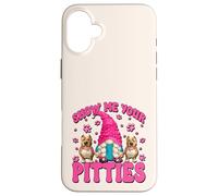 Show Me Your Pitties Adult Humor Women Funny Pitbull Momma Custodia per iPhone 16 Plus