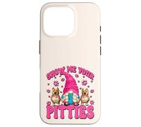 Show Me Your Pitties Adult Humor Women Funny Pitbull Momma Custodia per iPhone 16 Pro