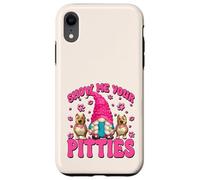 Show Me Your Pitties Adult Humor Women Funny Pitbull Momma Custodia per iPhone XR