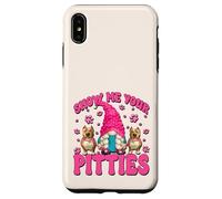 Show Me Your Pitties Adult Humor Women Funny Pitbull Momma Custodia per iPhone XS Max