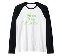 Show Trainer equestre I Love My Dutch Warmblood Horse Maglia con Maniche Raglan
