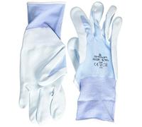 Showa Guanti da lavoro 265R – rivestimento in nitrile, azzurro, taglia 9/XL, usi generici