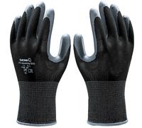 SHOWA 370 Assemblaggio Precisione Perfetto Per Guanti Presa Nitrile Palmo Nero
