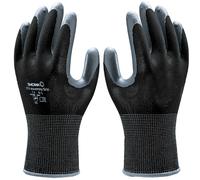 SHOWA 370 Assemblaggio Precisione Perfetto Per Guanti Presa Nitrile Palmo Nero