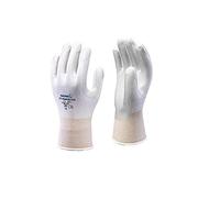 SHOWA 370, Rivestimento in Nitrile, Usi generici, Bianco con rivestimento grigio, 10/XXL