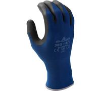 SHOWA 380M-07 380.RT Guanti da lavoro multiuso, taglia media, blu