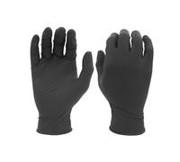 SHOWA 6112PF, Nitrile - Multipurpose, Powder Free, Food Approved, Single Use Gloves, Black, Box of 100 Gloves, Size X-Large