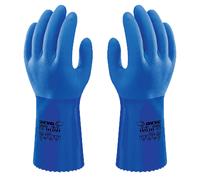 Showa 660 Guanti resistenti all'olio, sostanze chimiche, pesca in PVC temperato