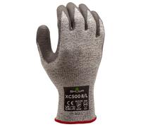 SHOWA S-TEX XC500, Gant de protection contre les coupures (Niveau E/A5), doublure ultra-légère en HPPE et acier inoxydable tricotée sans couture, enduction de la paume en polyuréthane durable et rési