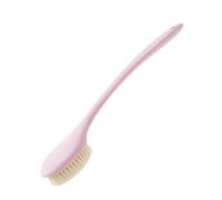 Shower Back Bath Brush, Never Moldy Shower Back Brush Back Scrubber, Men's and Women's Shower Back Brush (Color : Pink)