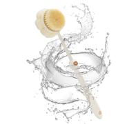 Shower Brush, Back Scrubber, Long Handle Bath Brush, Deep Cleaning Bristles, Quick-Drying Lightweight Design for Hard-to-Reach Body Areas, Home Spa, Travel, 138g