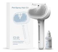 Shower Brush +Bathing solution, Shower Brushfor Dogs, 3 in 1 Rechargeable Chewie Steam Brushs fordogs, for Tangle-Free Grooming (2PCS)