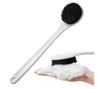 Shower Brush For Body, Extra Long Handle Back Applicator With Wide Head, Soft Portable Scrubber, Easy To Clean Shower Accessory For Family, Friends & Colleagues