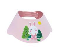 Shower Cap, child Bath Visor Washing Hair, 33x32cm, Water-Resistant Adjustable Bath Shield, Protective Cover for Kids, Keep Face Dry, EVA Baby Hat, Green Pink Blue