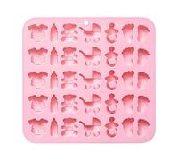 Shower Cast for Chocolate, 35 Cells Baking Mold, Soft Footprints Gummy Maker, Ideal for Birthdays, Holidays, Christmas, Fun Kitchen Treats for Kids and Party