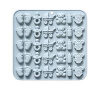 Shower Cast for Chocolate, 35 Cells Baking Mold, Soft Footprints Gummy Maker, Ideal for Birthdays, Holidays, Christmas, Fun Kitchen Treats for Kids and Party