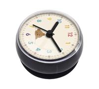 Shower Clock Round - ABS PVC 7cm Bear | Bathroom Timer | Silent Wall Mounte