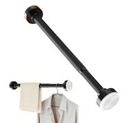 Shower Curtains Rods - Heavy Duty No Drilling Tension Design | Adjustable Rust Proof Spring Curtains Rod | For Dorm Hotel Bathroom Apartment Rental Kitchen Bedroom Living Room, 30 Lb Capacity