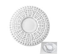 Shower Drain Catcher, Hair Stopper Plug, Silicone Sink Strainer, Bathroom Hair Catchers, 5.51x5.51 Inches, This Drains Filter Is a Must Have for a Cleaner Home